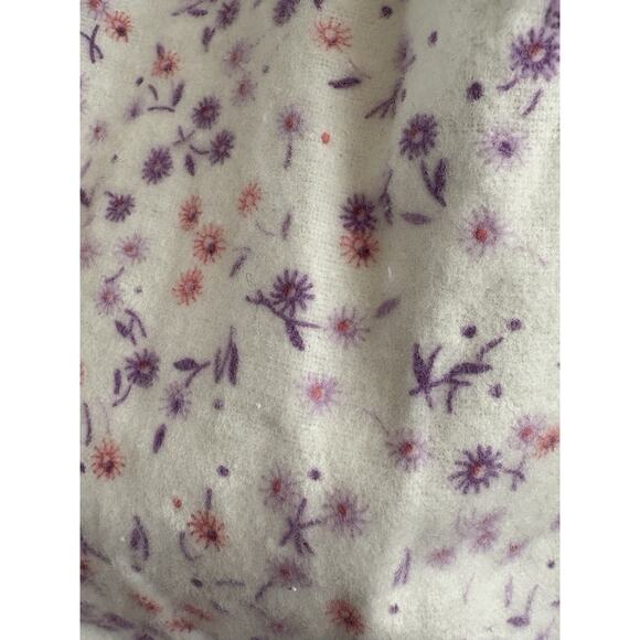 VTG 80s Avon Flannel Nightgown - M, Purple Soft Modest Grannycore Cottagecore - Picture 7 of 13